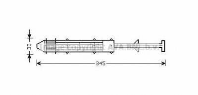 AVA QUALITY COOLING sad012 -  Осушитель, кондиционер